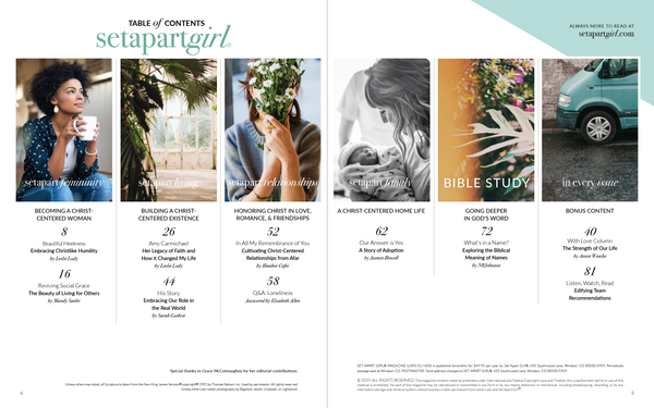 Set Apart Girl Magazine | Issue 26