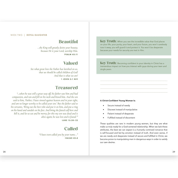 Honorable Womanhood Study Guide