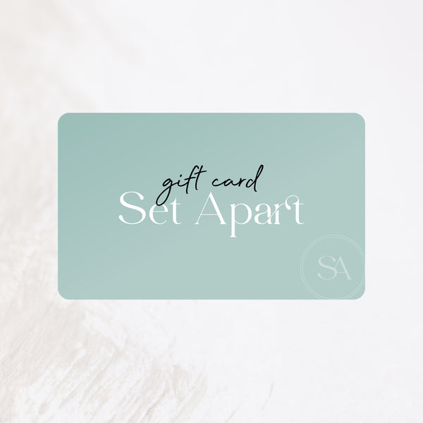 Set Apart Shop Gift Card